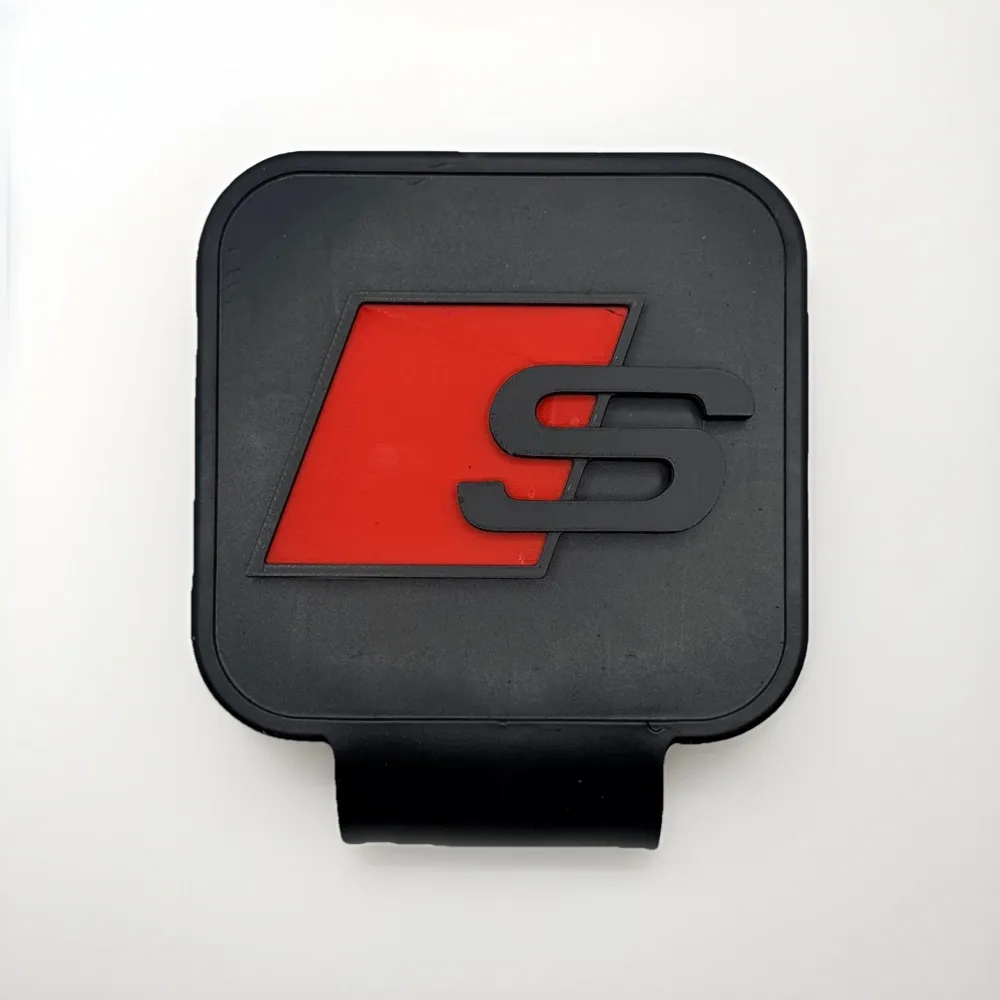 Audi S-Line hitch cover
